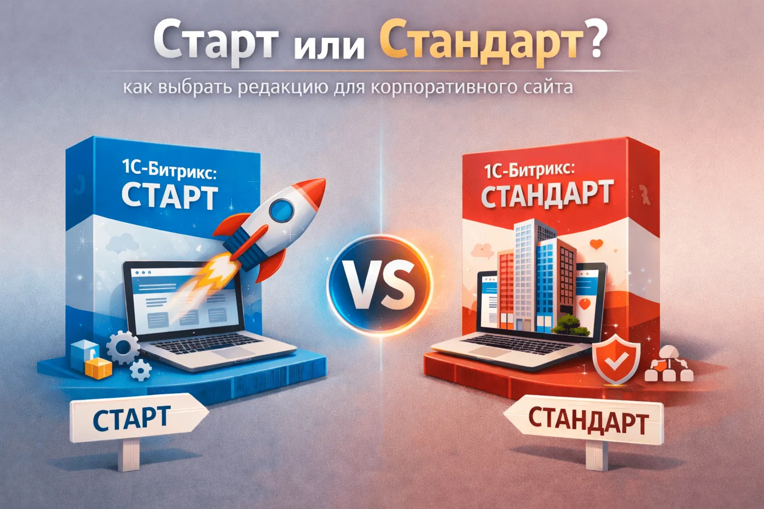 Старт или Стандарт: как выбрать редакцию для корпоративного сайта в Барнауле